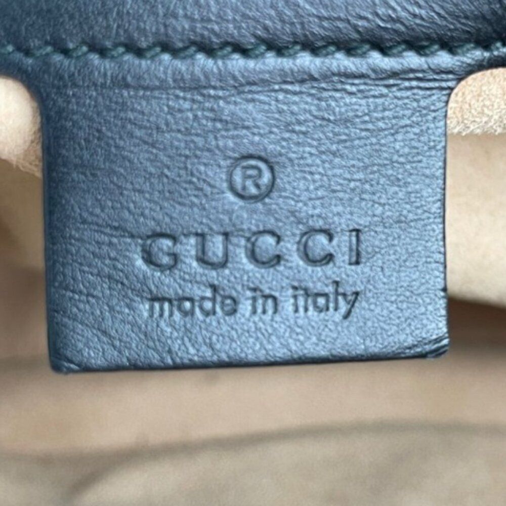 Gucci Quilted Leather GG Marmont Small Crossbody Shoulder Handbag - Picture 10 of 13